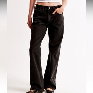 Abercrombie & Fitch The 90’s Baggy Low Rise Black Wash 0S / 25S
